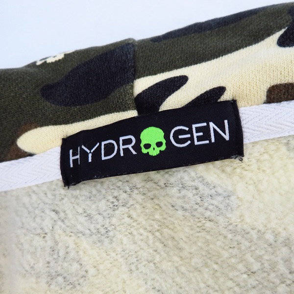 実際に弊社で買取させて頂いたHYDROGEN/ハイドロゲン 迷彩/カモ柄 スカル刺繍パーカー Sの画像 2枚目