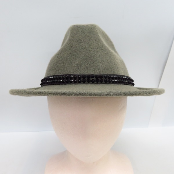 実際に弊社で買取させて頂いたHTC/ハリウッドトレーディングカンパニー ウール 中折れハット グレー/Mの画像 1枚目