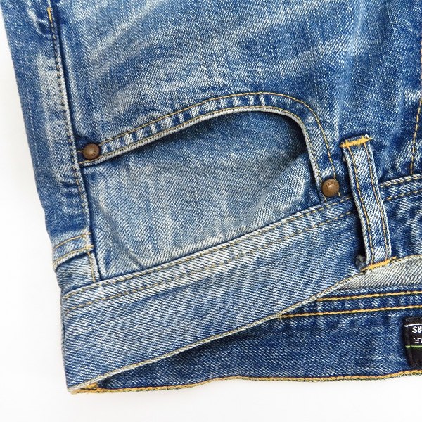 実際に弊社で買取させて頂いたBACKCHANNEL/バックチャンネル ウォッシュ加工 ハーフ デニムパンツ/Ｍの画像 6枚目