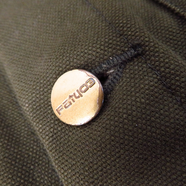 実際に弊社で買取させて頂いたFAT/エフエーティー TYO ジャケット カーキ SKINNYの画像 4枚目