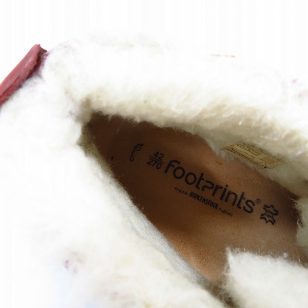 実際に弊社で買取させて頂いたBIRKENSTOCK Footprints/ビルケンシュトック フットプリンツ ファーライニング レースアップブーツ Size：42の画像 4枚目