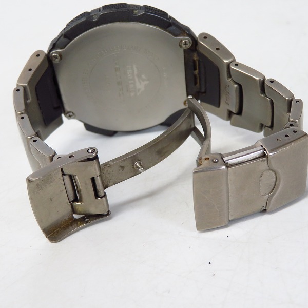 実際に弊社で買取させて頂いたCASIO/カシオ PRO TREK/プロトレック 電波ソーラー/トリプルセンサー PRW-1300TJ-7JFの画像 2枚目