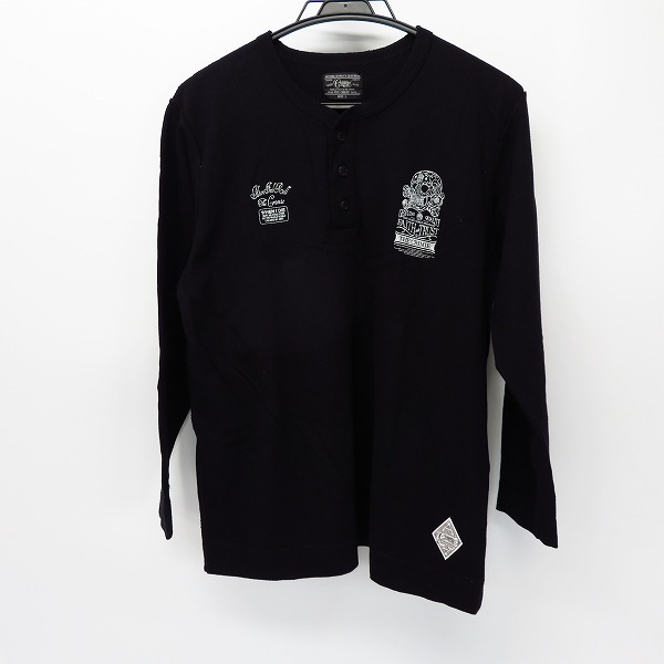 実際に弊社で買取させて頂いたCRIMIE/クライミー メキシカンスカル プリント ロングスリーブ/長袖 ヘンリーネック カットソー/ロンT Size：L