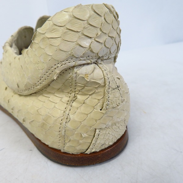 実際に弊社で買取させて頂いたGIORGIO ARMANI/ジョルジオアルマーニ パイソンレザー/シューズ/40の画像 7枚目