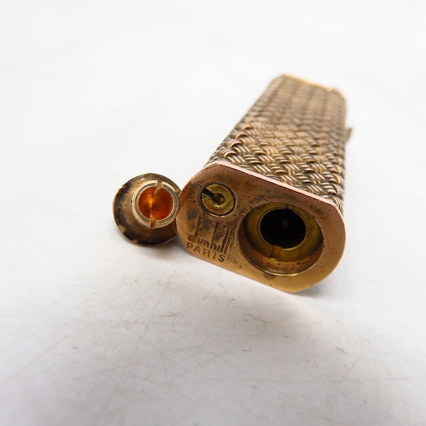 実際に弊社で買取させて頂いたdunhill/ダンヒル UNIQUE/ユニーク ガスライター ゴールドの画像 2枚目