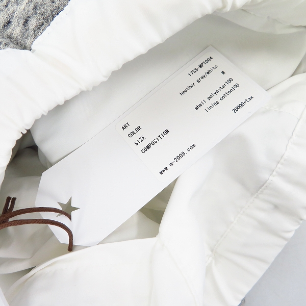 実際に弊社で買取させて頂いた【未使用】M/エム リバーシブル ショートパンツ/Mの画像 6枚目