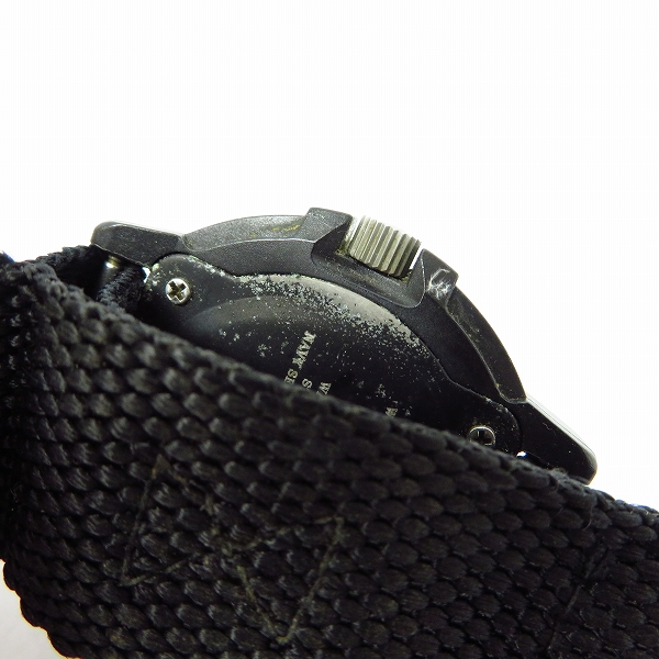 実際に弊社で買取させて頂いたLUMINOX/ルミノックス H-3 ジェットブラック【動作未確認】の画像 5枚目