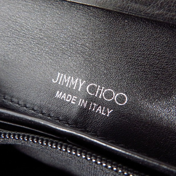 実際に弊社で買取させて頂いたJIMMY CHOO/ジミーチュウ スター スタッズ ロングウォレットの画像 5枚目