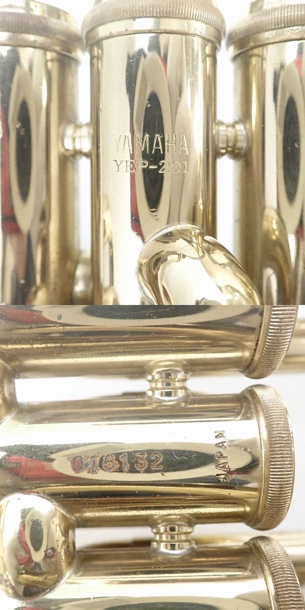 実際に弊社で買取させて頂いた★【難あり】YAMAHA/ヤマハ YEP-201 ユーフォニアム ハードケース付の画像 2枚目