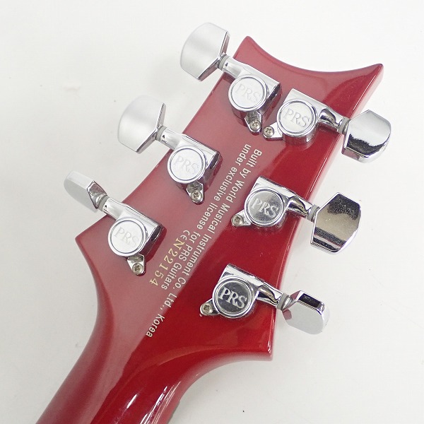 実際に弊社で買取させて頂いた★Paul Reed Smith/ポール・リード・スミス/PRS SE Custom 24 Beveled バードインレイ エレキギター ケース付の画像 2枚目