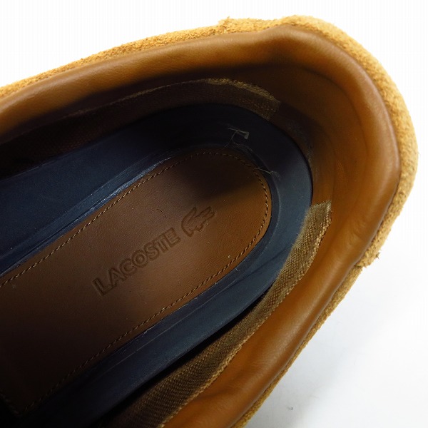 実際に弊社で買取させて頂いたLACOSTE/ラコステ Misano 22 LCR スエード切替レザーシューズ/スニーカー/US10の画像 4枚目
