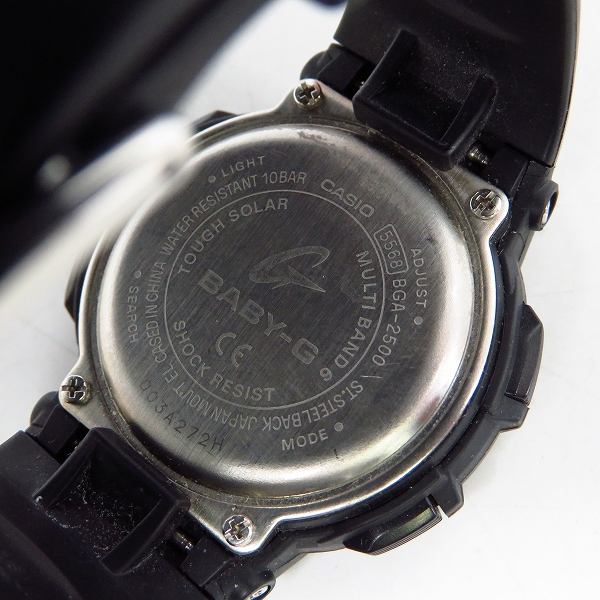 実際に弊社で買取させて頂いたBaby-G/ベビーG ビーチ・トラベラー・シリーズ/BGA-2500-1AJFの画像 4枚目