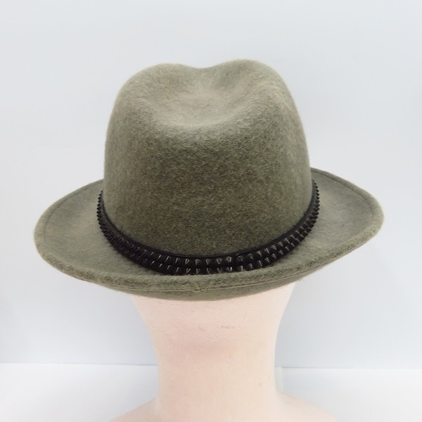 実際に弊社で買取させて頂いたHTC/ハリウッドトレーディングカンパニー ウール 中折れハット グレー/Mの画像 3枚目