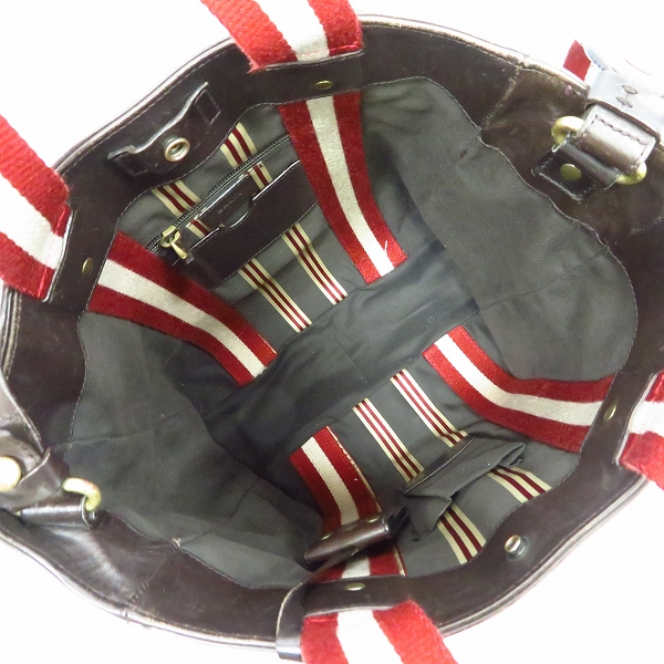 実際に弊社で買取させて頂いたBALLY/バリー 2Way レザー トートバッグ/ショルダーバッグの画像 3枚目