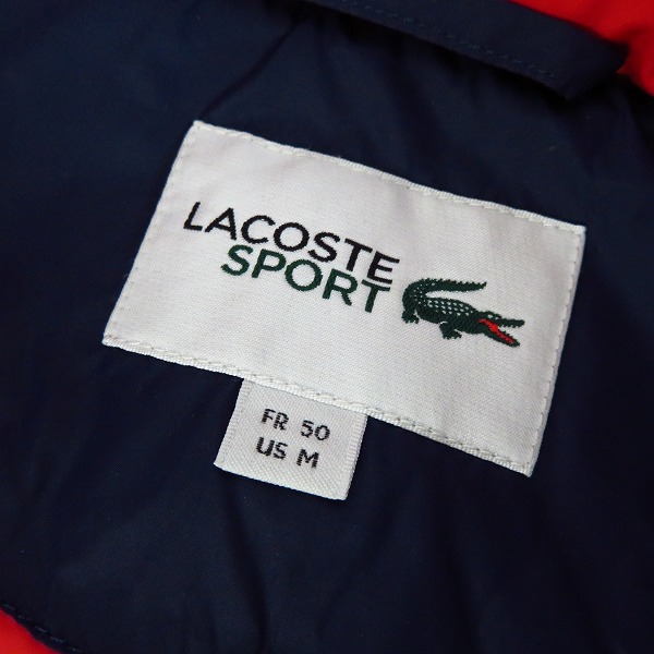 実際に弊社で買取させて頂いたLACOSTE/ラコステ ダウンベスト トリコロール ロゴ/M　の画像 2枚目