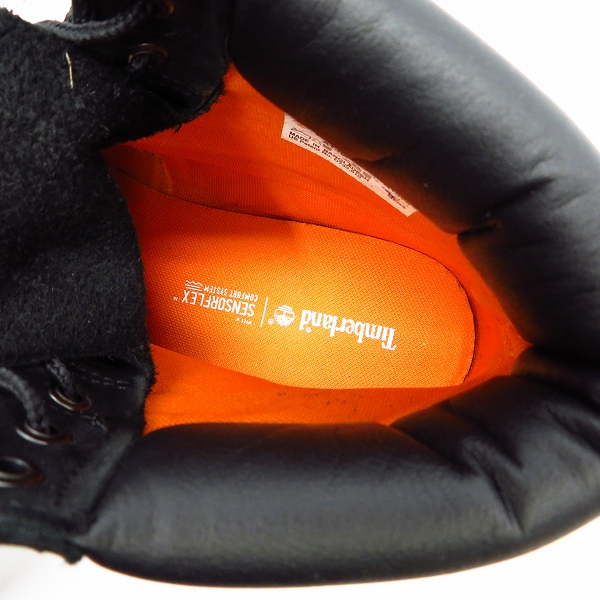 実際に弊社で買取させて頂いたTimberland/ティンバーランド RADFORD/ラドフォード 6インチ ブーツ ブラック TB0A1JI2/27の画像 4枚目