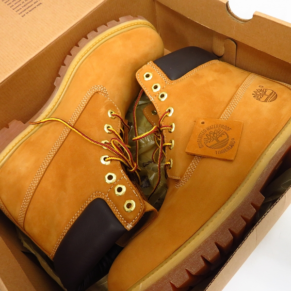 実際に弊社で買取させて頂いたTimberland/ティンバーランド ハイカットレザーブーツ 10061/10の画像 6枚目