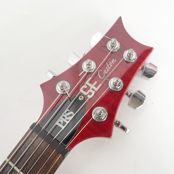 実際に弊社で買取させて頂いた★Paul Reed Smith/ポール・リード・スミス/PRS SE Custom 24 Beveled バードインレイ エレキギター ケース付の画像 1枚目