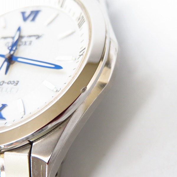 実際に弊社で買取させて頂いたCITIZEN/シチズン EXCEED/エクシード エコドライブ 電波ソーラー 腕時計 H110-T009417の画像 6枚目