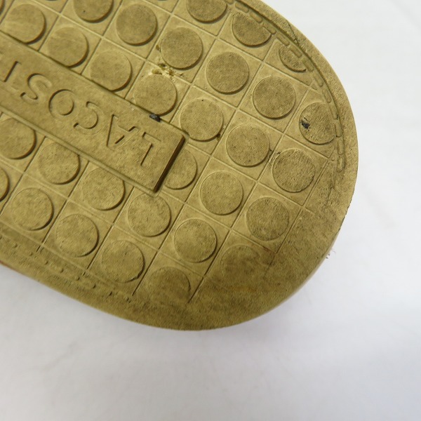 実際に弊社で買取させて頂いたLACOSTE/ラコステ Misano 22 LCR スエード切替レザーシューズ/スニーカー/US10の画像 8枚目