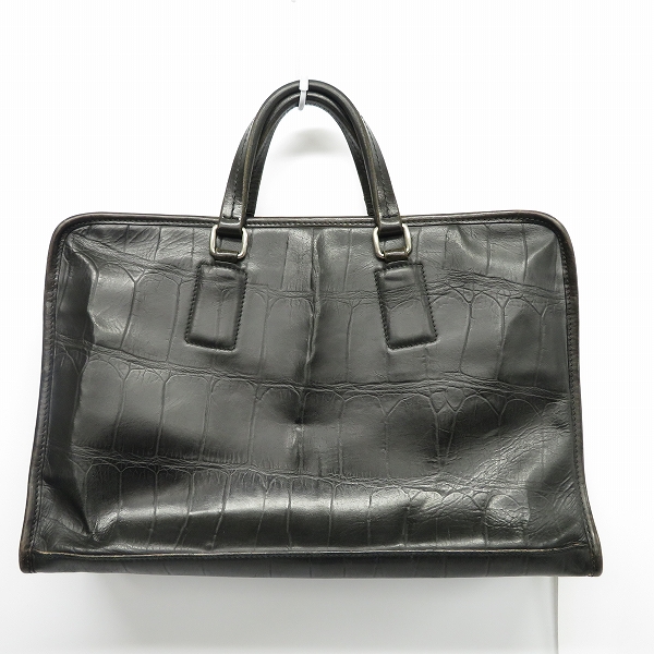 実際に弊社で買取させて頂いたDaniel&Bob/ダニエル&ボブ クロコ型押し ブリーフケース/ビジネスバッグの画像 1枚目