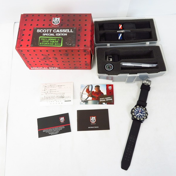 実際に弊社で買取させて頂いたLUMINOX/ルミノックス 3954 スコットキャセル アナログ腕時計 の画像 7枚目