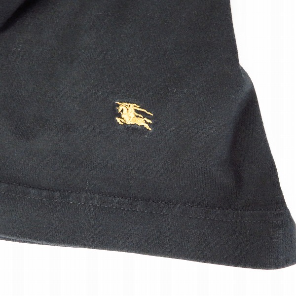 実際に弊社で買取させて頂いたBURBERRY LONDON/バーバリーロンドン ホース刺繍/チェック切替 カットソー XLの画像 5枚目