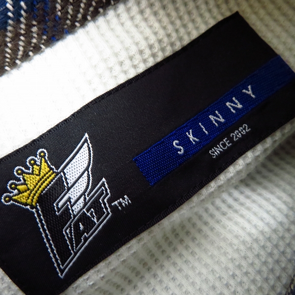 実際に弊社で買取させて頂いたFAT/エフエーティー チェック フード付きシャツジャケット　 F31020-SH15-AB/SKINNY（L）の画像 2枚目