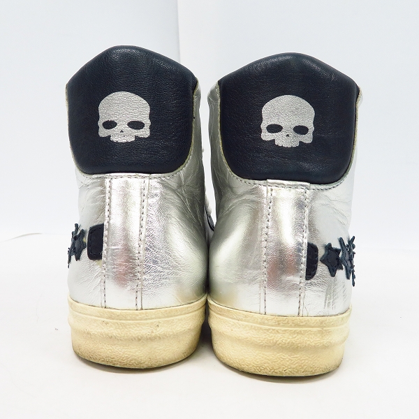 実際に弊社で買取させて頂いたHYDROGEN/ハイドロゲン スカル スター ハイカットスニーカー 38の画像 1枚目