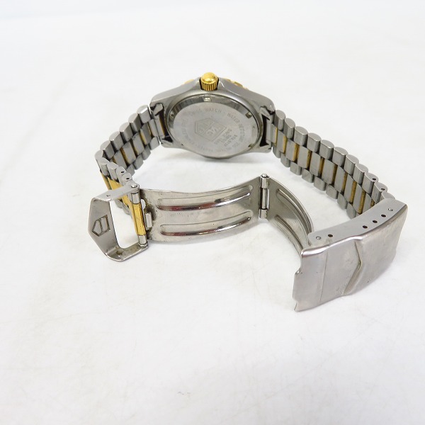 実際に弊社で買取させて頂いたTAG Heuer/タグホイヤー プロフェッショナル 2000シリーズ コンビ 974.013F【動作未確認】の画像 2枚目