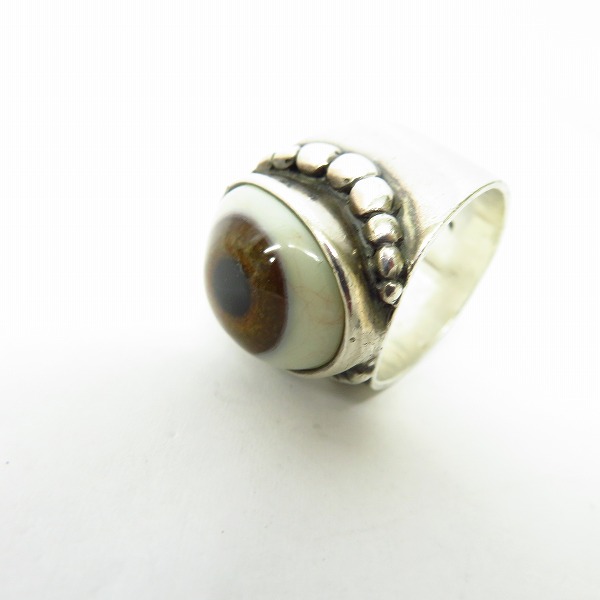 実際に弊社で買取させて頂いたCRAZY PIG/クレイジーピッグ 義眼/ビーデッドヒューマンアイリング/17.5号の画像 6枚目