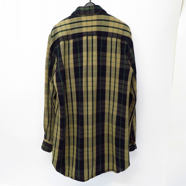 UNDERCOVERISM/アンダーカバーイズム 袖ジップ ロングネルシャツ