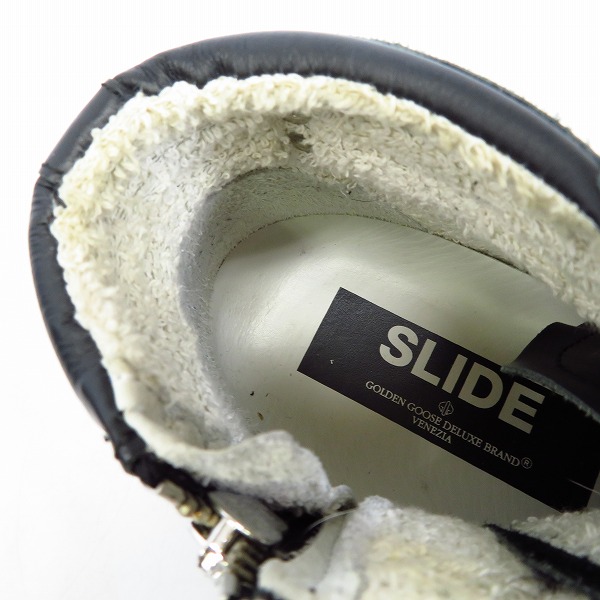 実際に弊社で買取させて頂いたGOLDEN GOOSE/ゴールデングース SLIDE/スライド サイドジップ スタッズレザーシューズ/40の画像 4枚目