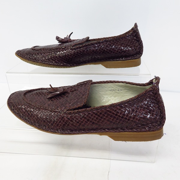 実際に弊社で買取させて頂いたGIORGIO ARMANI/ジョルジオアルマーニ 編み込みシューズ/40の画像 3枚目