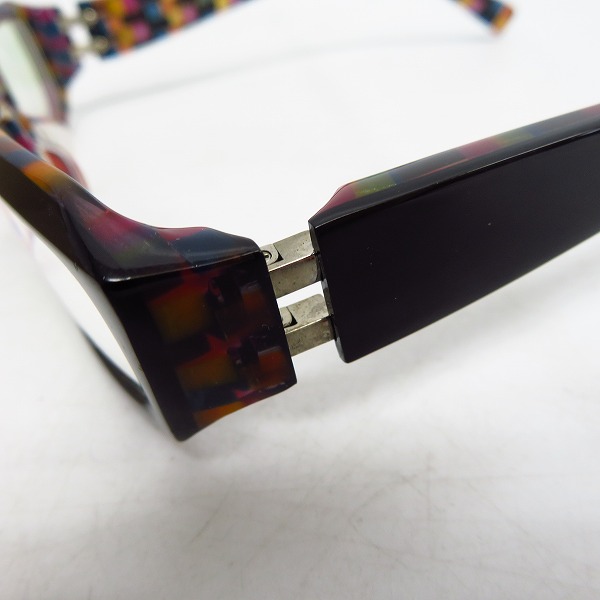 実際に弊社で買取させて頂いたLESS THAN HUMAN/レスザンヒューマン パンチラッ-夏2-07 成宮寛貴 度入り/眼鏡/メガネフレームの画像 7枚目