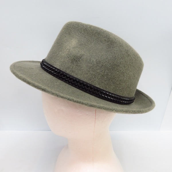 実際に弊社で買取させて頂いたHTC/ハリウッドトレーディングカンパニー ウール 中折れハット グレー/Mの画像 2枚目