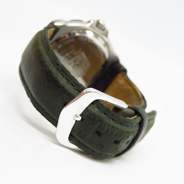 実際に弊社で買取させて頂いたTAG HEUER/タグホイヤー フォーミュラー1 プロフェッショナル 375.513 社外革ベルト 【動作未確認】の画像 2枚目