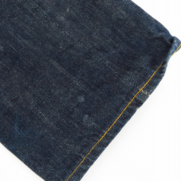 実際に弊社で買取させて頂いたSUGAR CANE/シュガーケーン 1966モデル デニムパンツ/W34の画像 5枚目