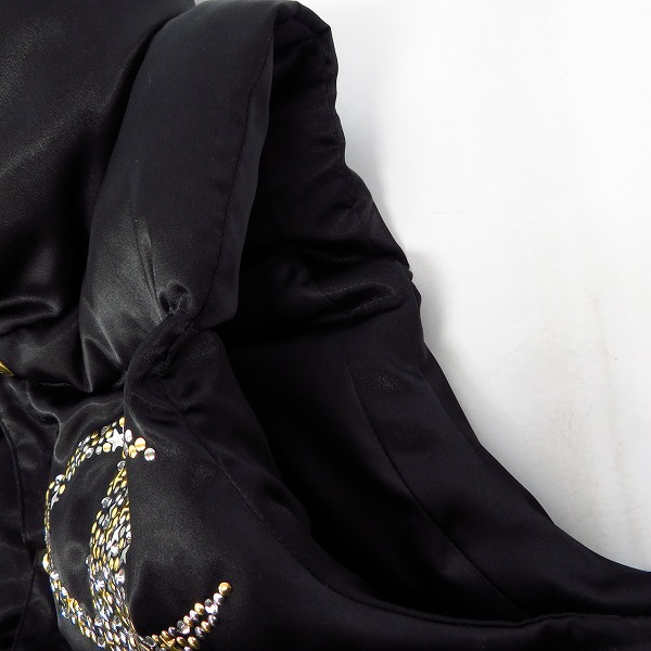 実際に弊社で買取させて頂いたDRESSCAMP×Champion/ドレスキャンプ×チャンピオン ブラック ロゴスタッズ ダウンベスト/Sの画像 6枚目