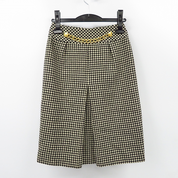 実際に弊社で買取させて頂いたCELINE/セリーヌ ウール 千鳥格子柄 プリーツ スカート/36