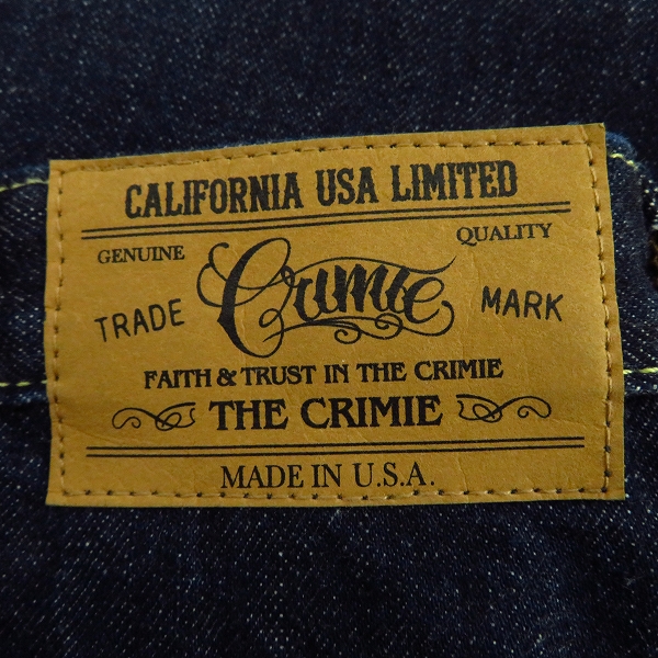 実際に弊社で買取させて頂いたTHE CRIMIE/クライミー デニムパンツ/ジーンズ Size：34の画像 4枚目