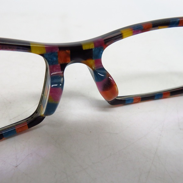 実際に弊社で買取させて頂いたLESS THAN HUMAN/レスザンヒューマン パンチラッ-夏2-07 成宮寛貴 度入り/眼鏡/メガネフレームの画像 4枚目