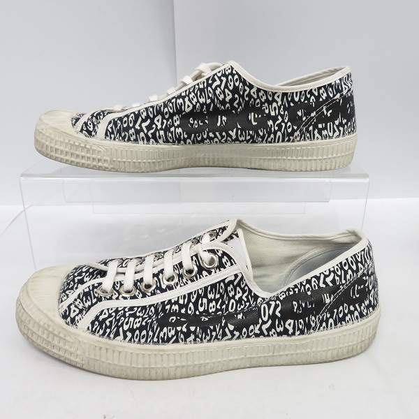 実際に弊社で買取させて頂いたCOMME des GARCONS CDG×NOVESTA/コムデギャルソン×ノベスタ STAR MASTER SNEAKERS ナンバープリントスニーカー 43の画像 3枚目