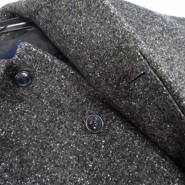 実際に弊社で買取させて頂いたEDIFICE/エディフィス LELEGANCE ウールロングコート/46の画像 3枚目