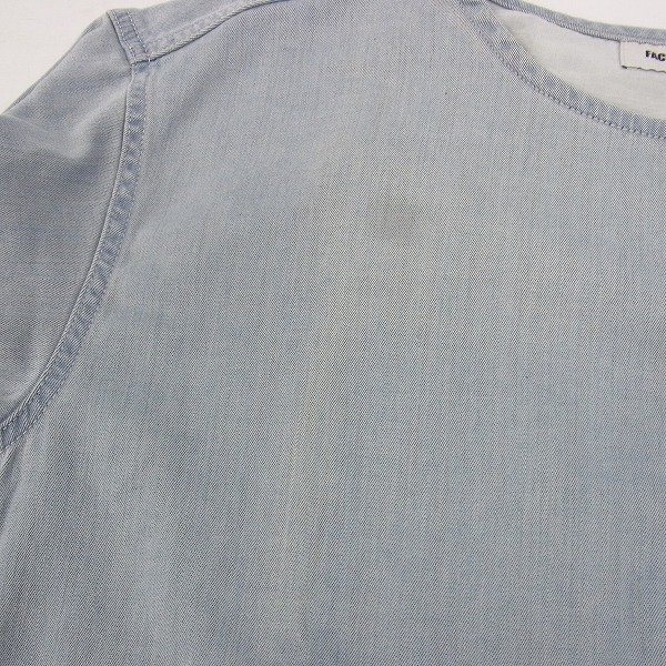 実際に弊社で買取させて頂いたFACTOTUM/ファクトタム デニム カットソー/44の画像 6枚目