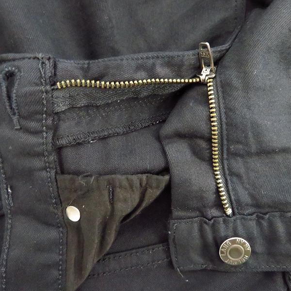 実際に弊社で買取させて頂いたHELMUT LANG/ヘルムートラング コーティング加工スキニーパンツ/26の画像 2枚目