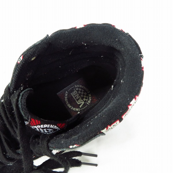 実際に弊社で買取させて頂いたVANS/バンズ INDEPENDENT/インデペンデント SK8 HI スケートハイ ハイトップ VN-OVHGAZ3/27.0の画像 4枚目