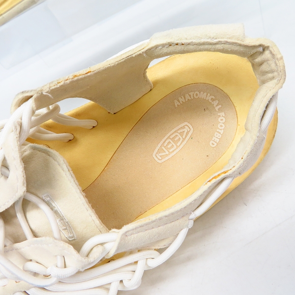 実際に弊社で買取させて頂いたKEEN/キーン UNEEK ユニーク サンダル ホワイト 1014098/28.0の画像 4枚目