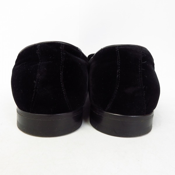 実際に弊社で買取させて頂いたGIORGIO ARMANI/ジョルジオアルマーニ ベロアシューズ/スリッポン/41の画像 1枚目