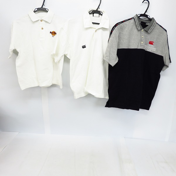 実際に弊社で買取させて頂いたCANTERBURY OF NEW ZEALAND/カンタベリーオブニュージーランド Hard Rock CAFE/ハードロックカフェ ポロシャツ 3点セット